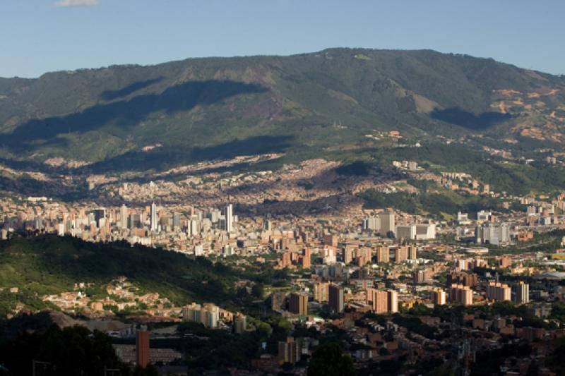 Panoramica de la Ciudad de Medellin, Antioquia, Co...