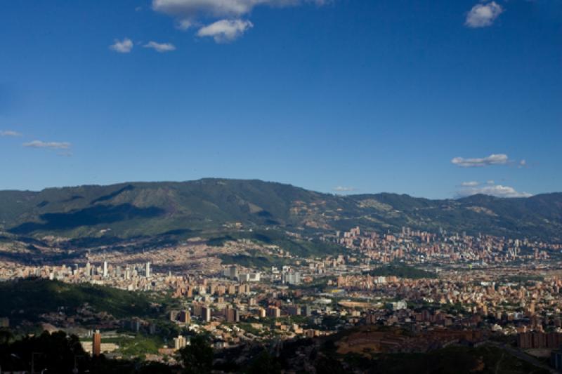 Panoramica de la Ciudad de Medellin, Antioquia, Co...