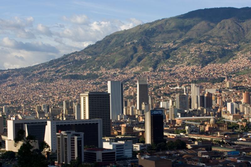 Panoramica de la Ciudad de Medellin, Antioquia, Co...