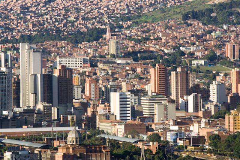 Panoramica de la Ciudad de Medellin, Antioquia, Co...