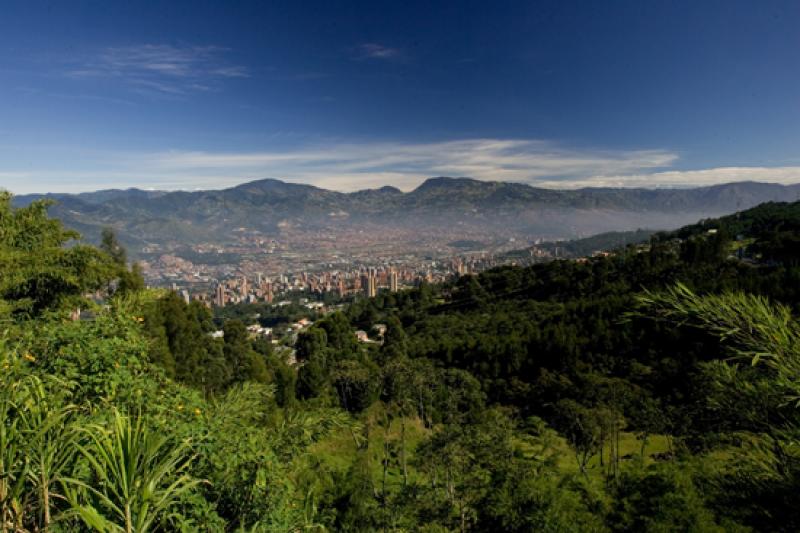 Panoramica de la Ciudad de Medellin, Antioquia, Co...