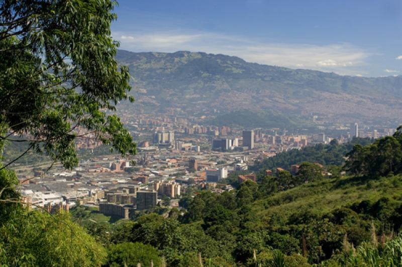 Panoramica de la Ciudad de Medellin, Antioquia, Co...