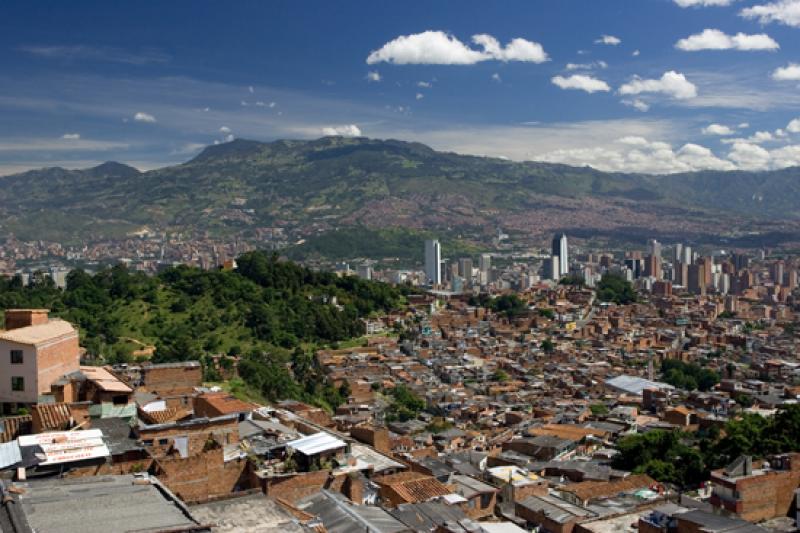 Panoramica de la Ciudad de Medellin, Antioquia, Co...