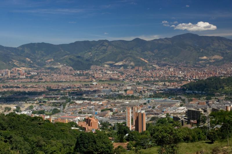 Panoramica de la Ciudad de Medellin, Antioquia, Co...