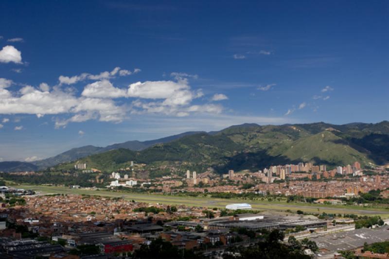 Panoramica de la Ciudad de Medellin, Antioquia, Co...