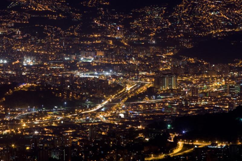 Panoramica de la Ciudad de Medellin, Antioquia, Co...