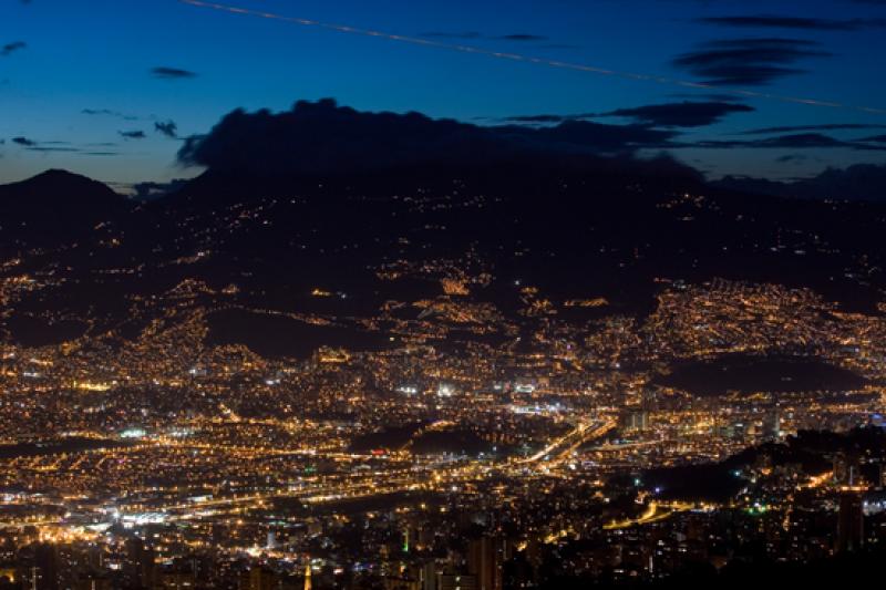 Panoramica de la Ciudad de Medellin, Antioquia, Co...