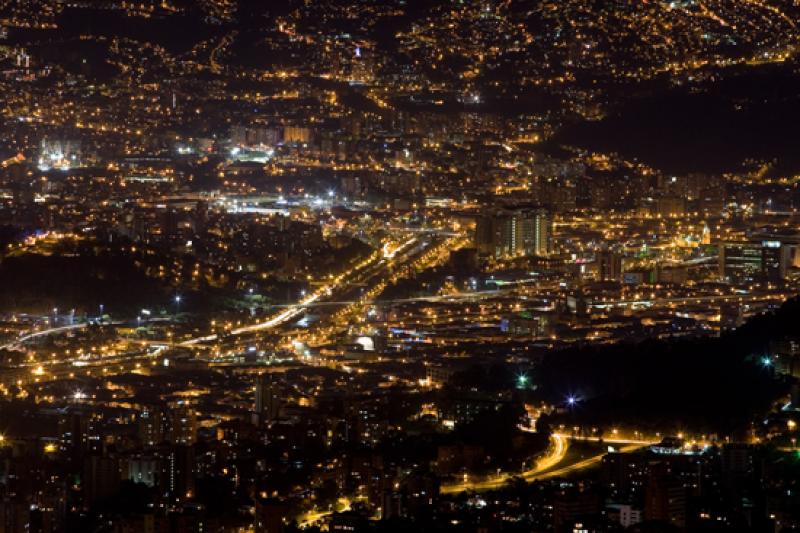 Panoramica de la Ciudad de Medellin, Antioquia, Co...