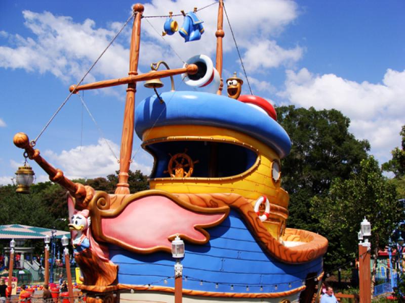 Barco de Donald, Magic Kingdom, Orlando, Florida, ...