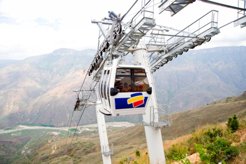 Teleferico del Parque Nacional del Chicamocha, San...