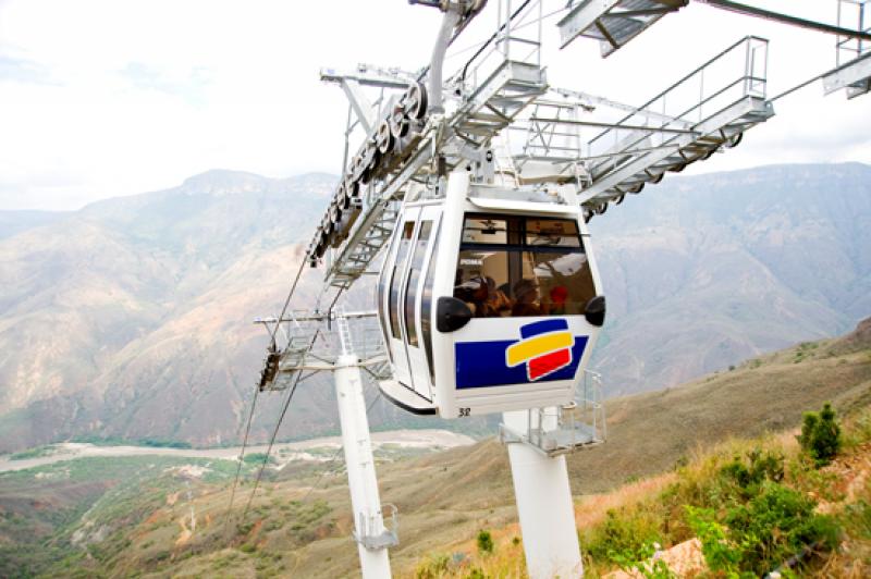 Teleferico del Parque Nacional del Chicamocha, San...