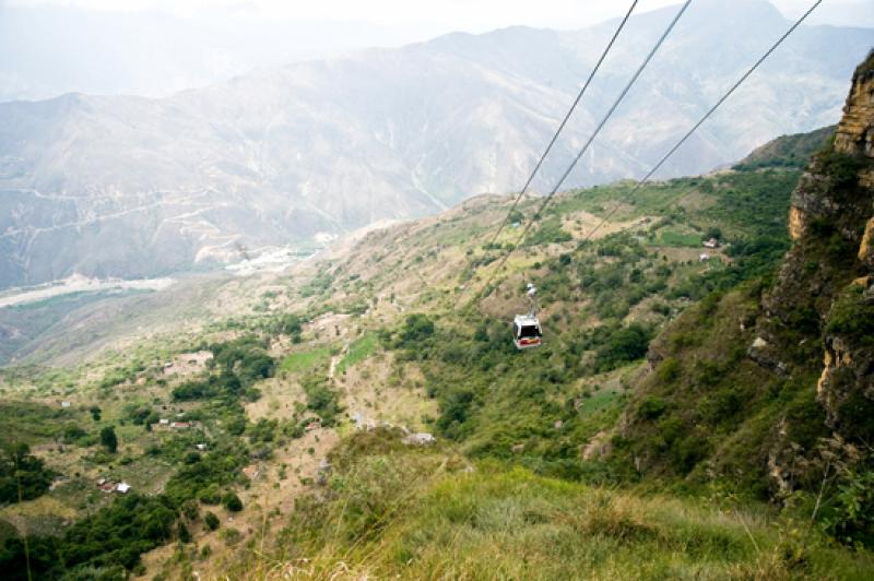 Teleferico del Parque Nacional del Chicamocha, San...