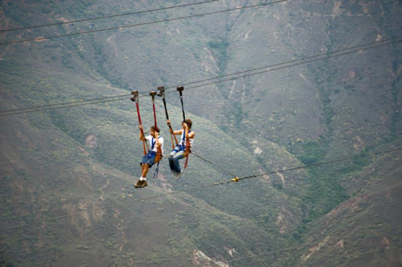 Cablevuelo Extremo, Parque Nacional del Chicamocha...