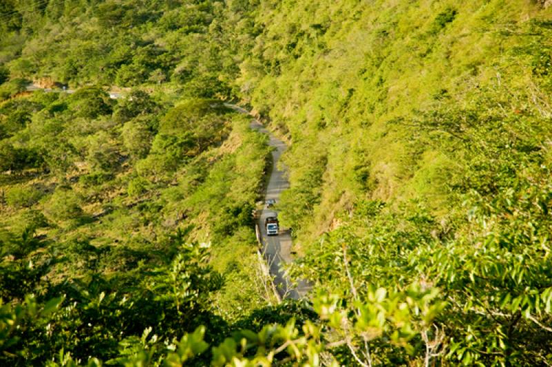 Carretera en Barichara, Santander, Bucaramanga, Co...