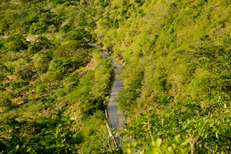 Carretera en Barichara, Santander, Bucaramanga, Co...