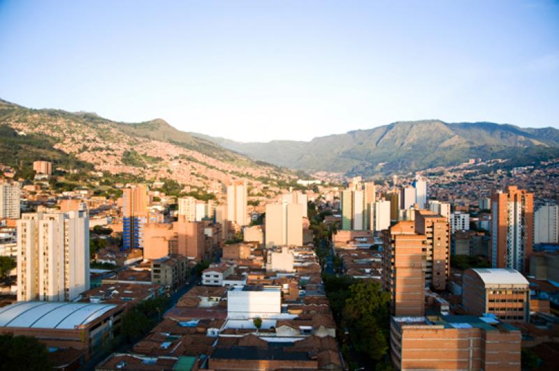 Panoramica de la Ciudad de Medellin, Antioquia, Co...