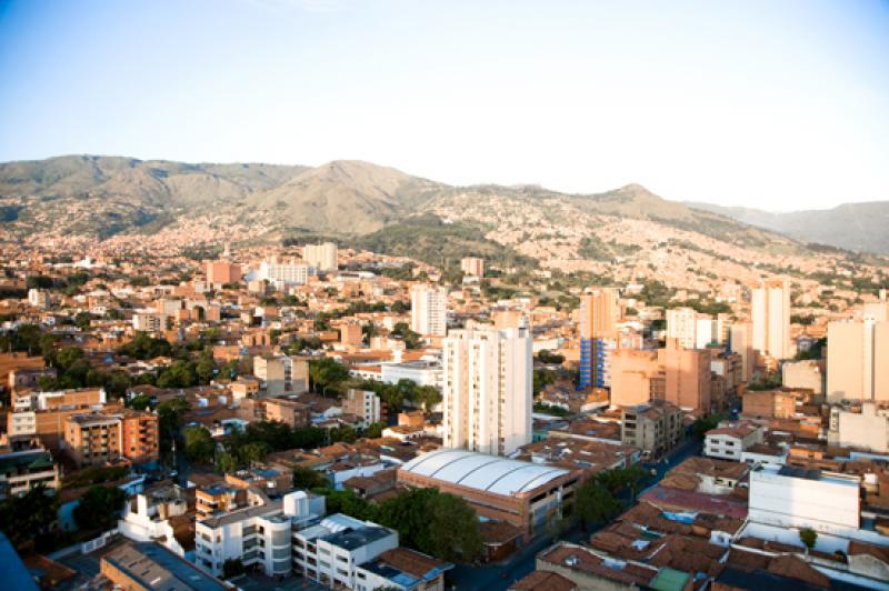 Panoramica de la Ciudad de Medellin, Antioquia, Co...