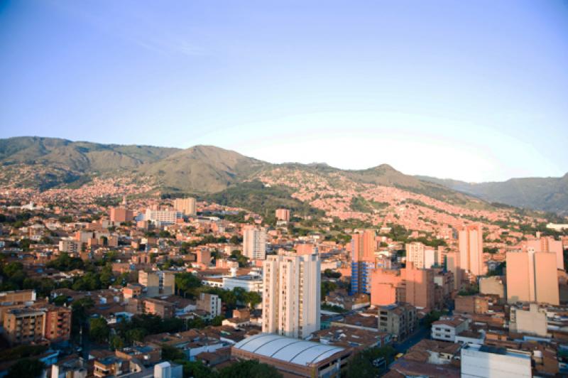 Panoramica de la Ciudad de Medellin, Antioquia, Co...