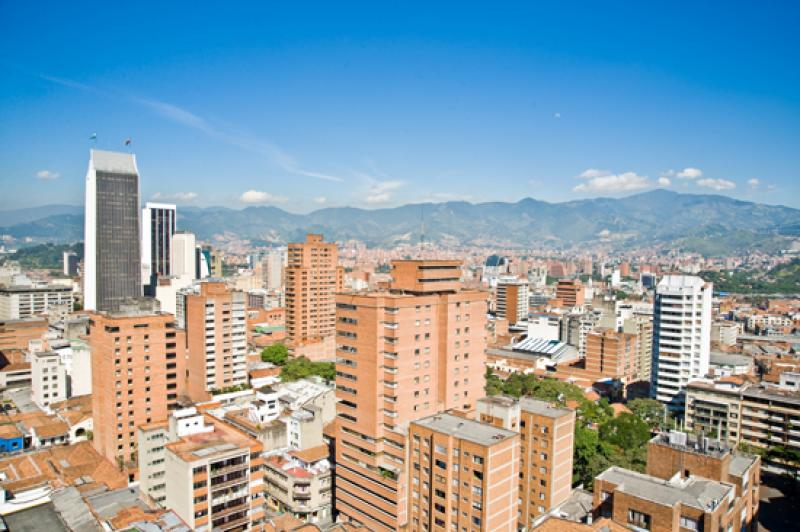 Panoramica de la Ciudad de Medellin, Antioquia, Co...