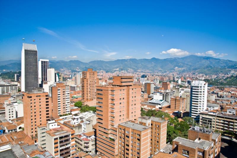 Panoramica de la Ciudad de Medellin, Antioquia, Co...