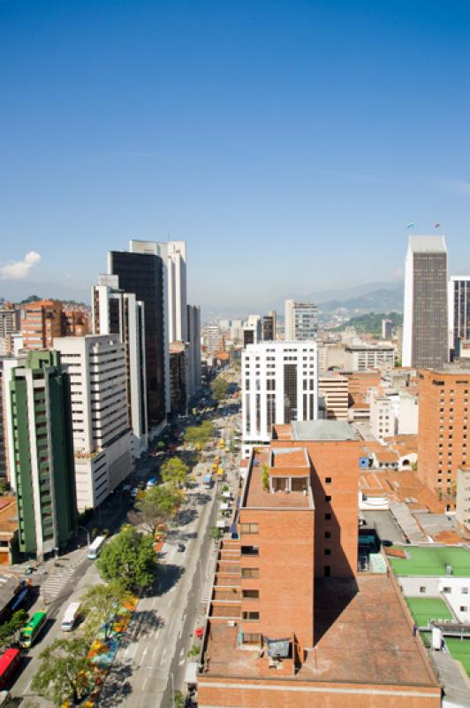 Panoramica de la Ciudad de Medellin, Antioquia, Co...