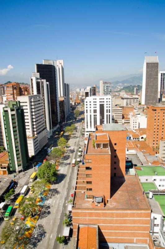 Panoramica de la Ciudad de Medellin, Antioquia, Co...