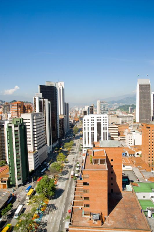 Panoramica de la Ciudad de Medellin, Antioquia, Co...