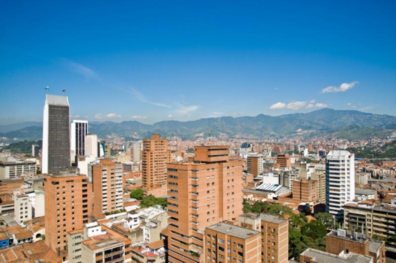 Panoramica de la Ciudad de Medellin, Antioquia, Co...