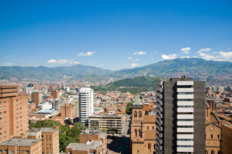 Panoramica de la Ciudad de Medellin, Antioquia, Co...