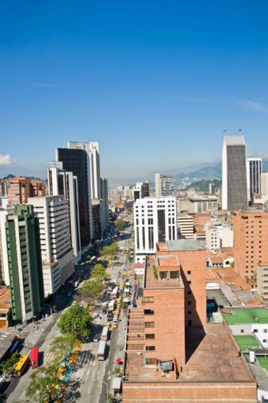 Panoramica de la Ciudad de Medellin, Antioquia, Co...