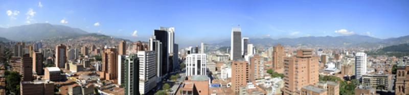 Panoramica de la Ciudad de Medellin, Antioquia, Co...