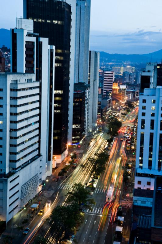 Panoramica de la Ciudad de Medellin, Antioquia, Co...