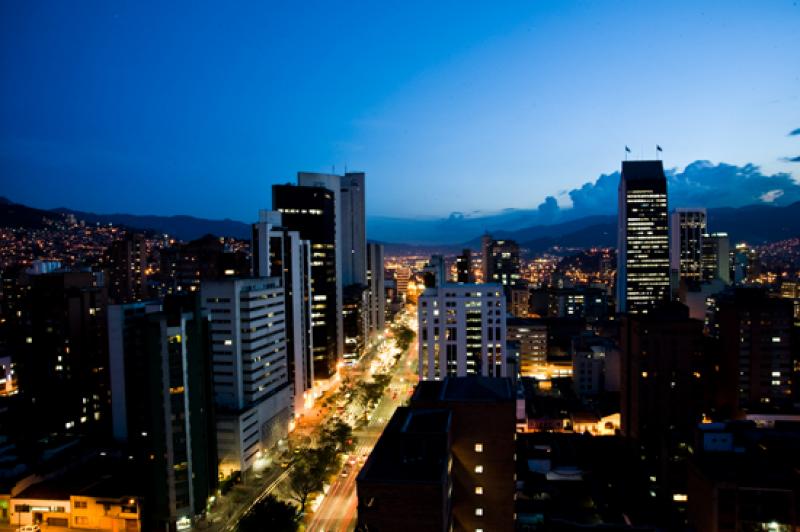 Panoramica de la Ciudad de Medellin, Antioquia, Co...