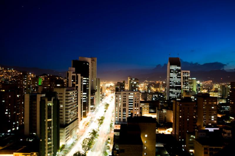 Panoramica de la Ciudad de Medellin, Antioquia, Co...