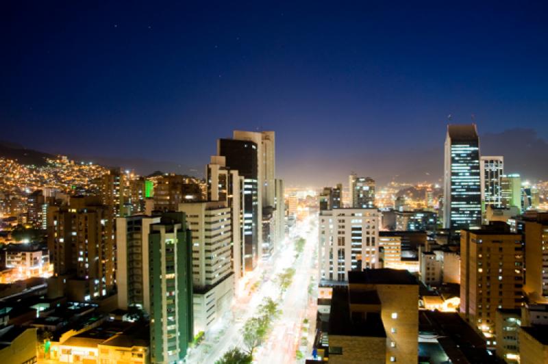 Panoramica de la Ciudad de Medellin, Antioquia, Co...