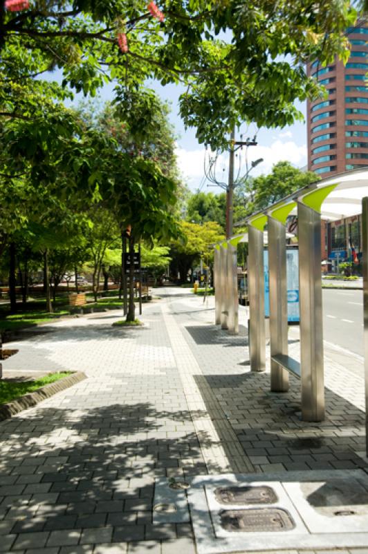 Parada de Autobus, Poblado, Medellin, Antioquia, C...