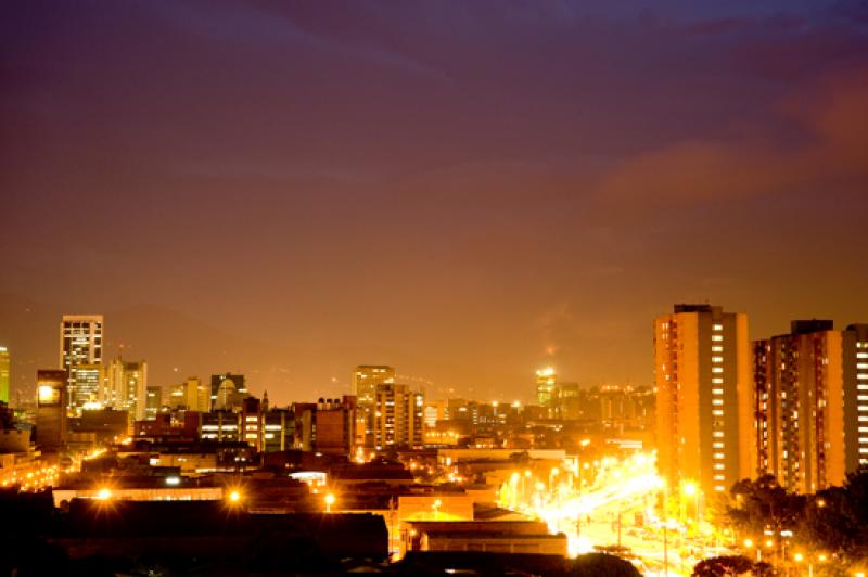 Panoramica de la Ciudad de Medellin, Antioquia, Co...