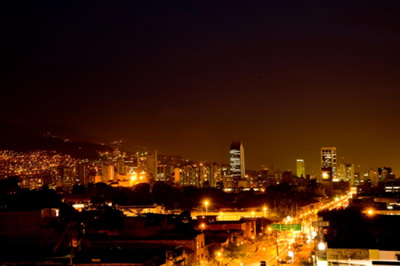 Panoramica de la Ciudad de Medellin, Antioquia, Co...