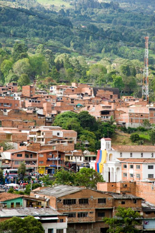 Panoramica de San Cristobal, Medellin, Antioquia, ...