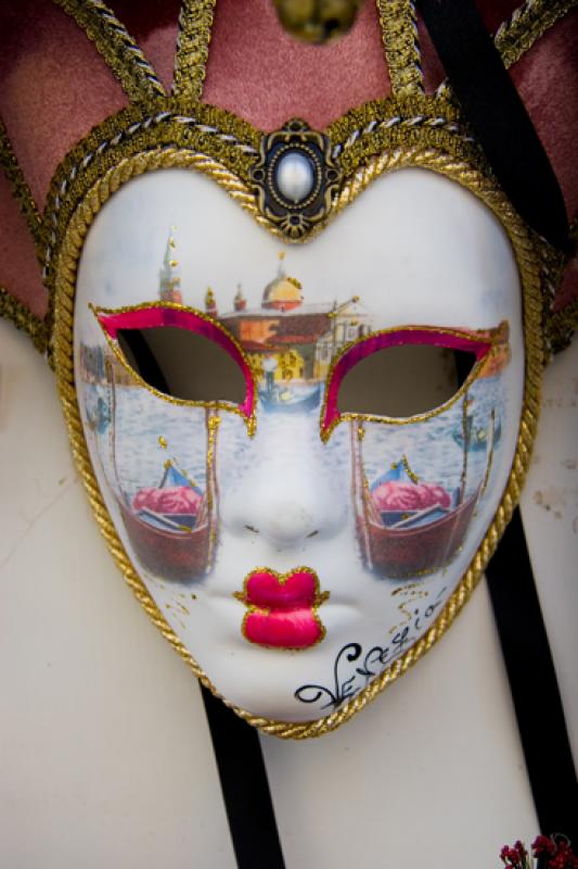 Mascara del Carnaval de Venecia, Venecia, Veneto, ...