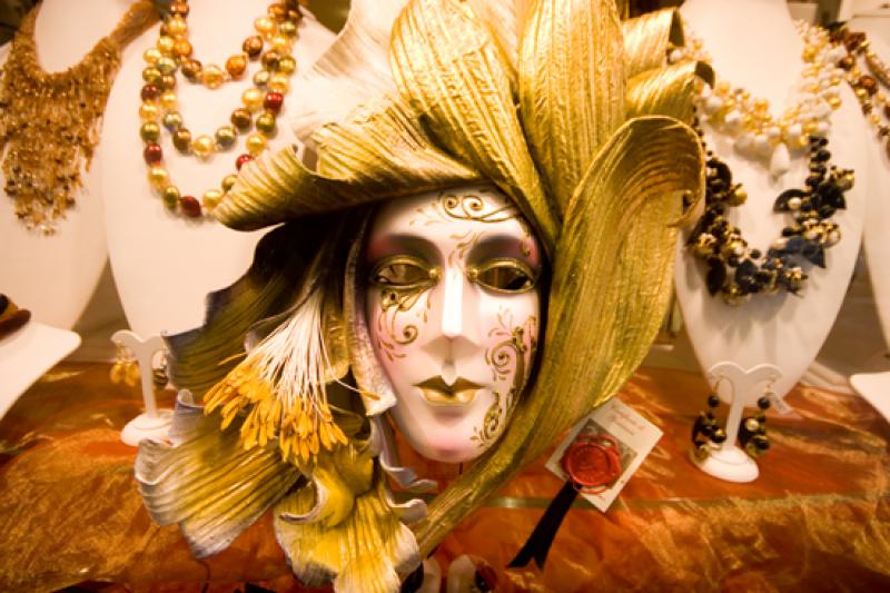 Mascara del Carnaval de Venecia, Venecia, Veneto, ...