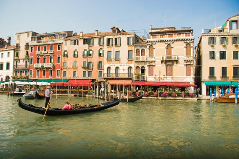 Gran Canal, Venecia, Veneto, Italia, Europa Occide...