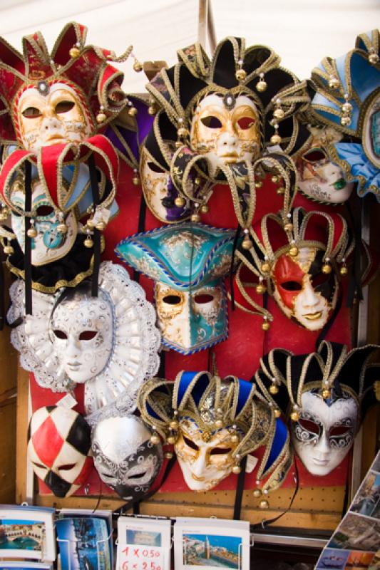 Mascaras del Carnaval de Venecia, Venecia, Veneto,...