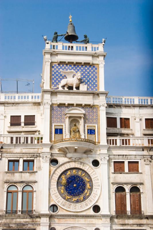 Torre dell'Orologio, Venecia, Veneto, Italia, Euro...