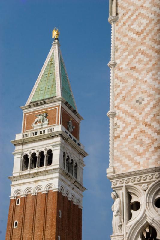 Campanario de San Marcos, Venecia, Veneto, Italia,...