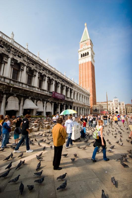 Plaza de San Marcos, Venecia, Veneto, Italia, Euro...