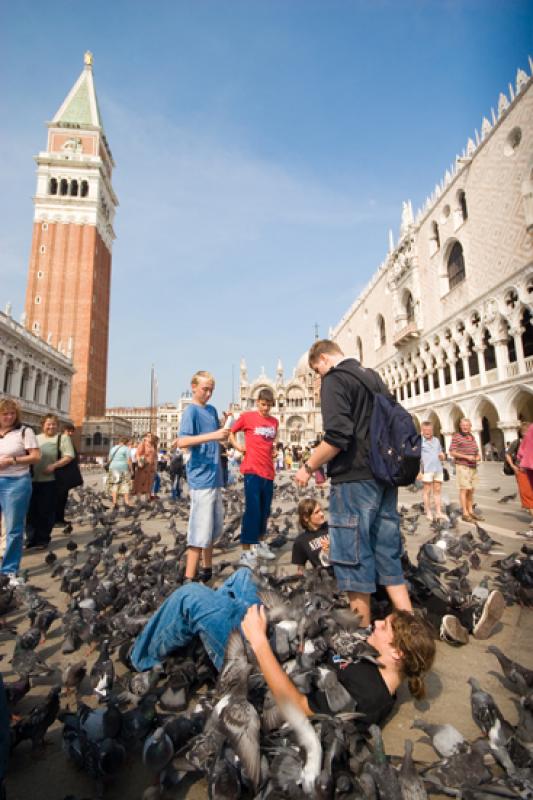 Plaza de San Marcos, Venecia, Veneto, Italia, Euro...