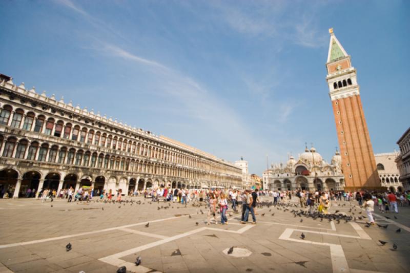 Plaza de San Marcos, Venecia, Veneto, Italia, Euro...