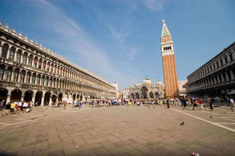 Plaza de San Marcos, Venecia, Veneto, Italia, Euro...