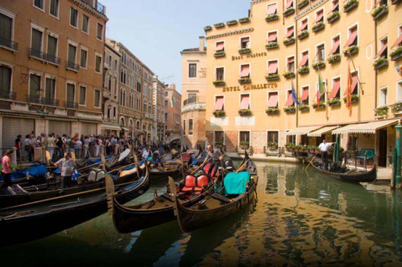 Gran Canal, Venecia, Veneto, Italia, Europa Occide...